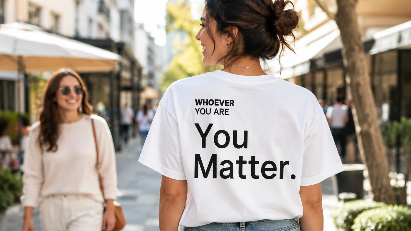 Why We Put the Message on the Back